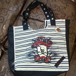 NWOT Punk Canvas Tote